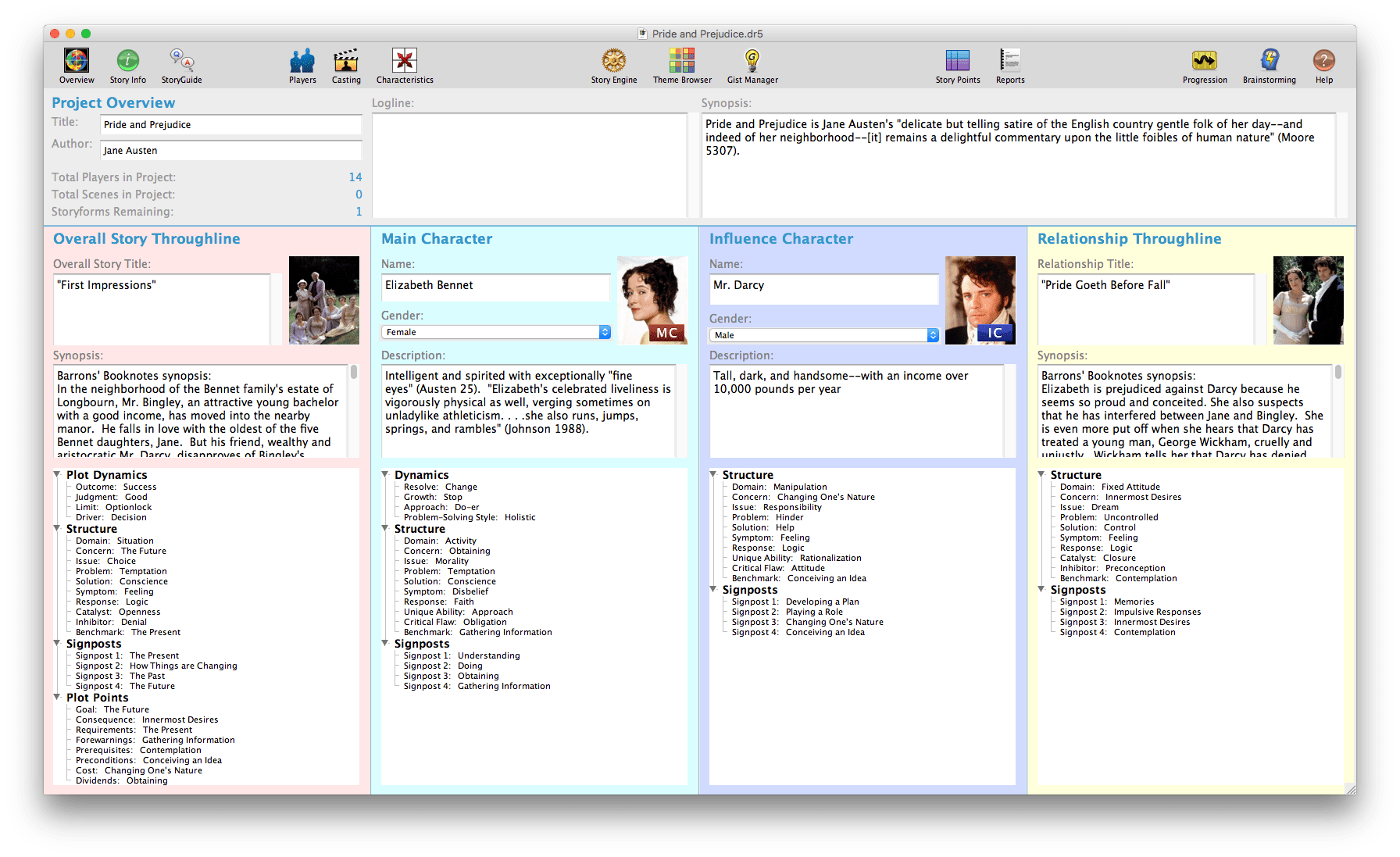 how to use dramatica pro